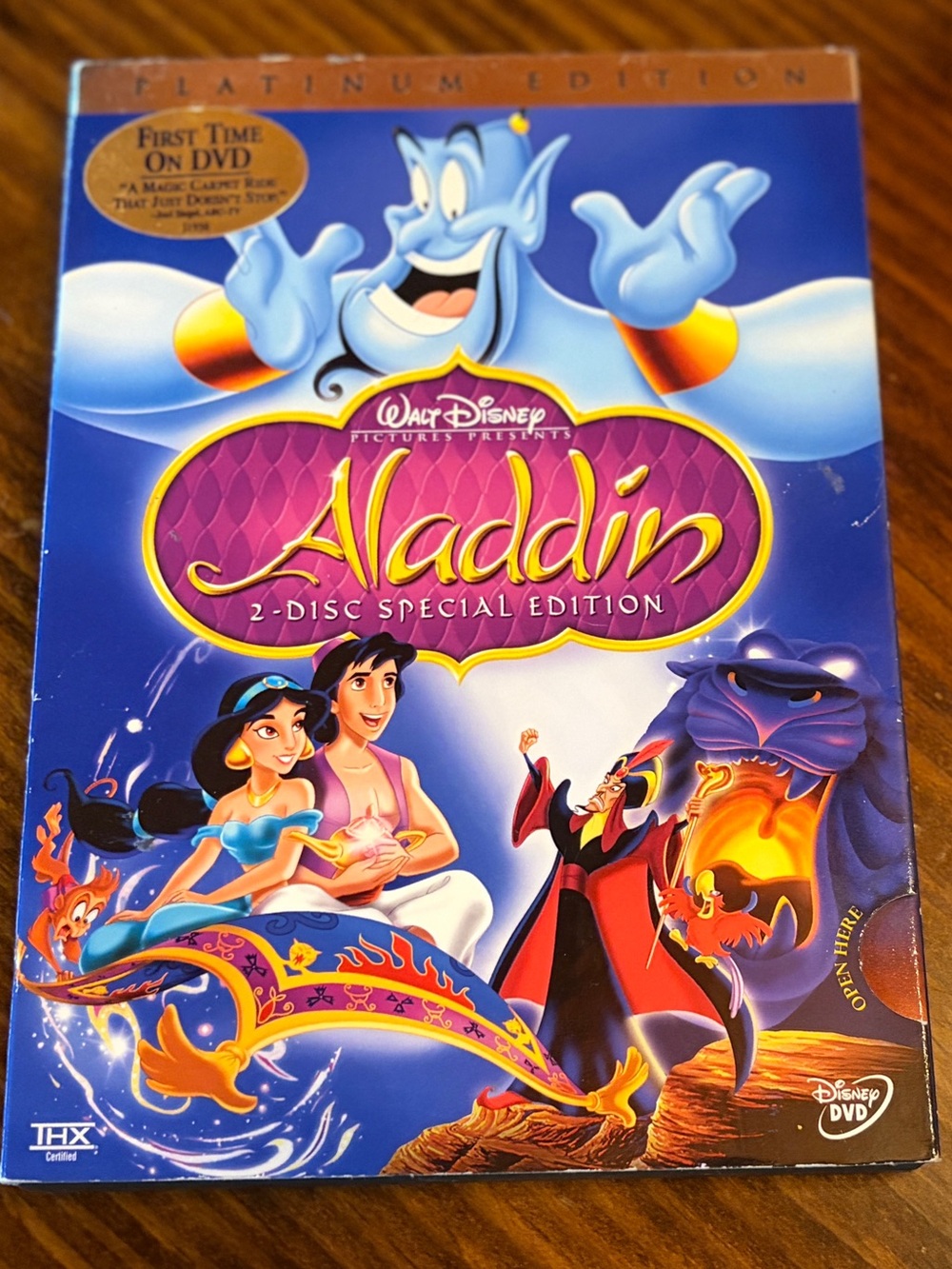 Walt Disney's ALLADIN DVD